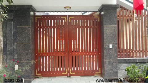 Mẫu cổng gỗ CGO 024